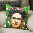 Frida Kahlo Portrait. Ilustração tradicional, Ilustração vetorial, Ilustração digital, e Desenho digital projeto de Ramón Siverio Cruz - 24.04.2021