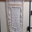 Mi Proyecto del curso: Introducción al macramé: creación de un tapiz decorativo. Arts, and Crafts project by Elda Iglesias Valenzuela - 04.23.2021