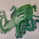 Octopus. Pencil Drawing project by Dejan Trajkovic - 04.12.2021