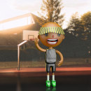 Diseño y Modelado 3D de Jugardor de Baloncesto 🏀. 3D, Animação, Design gráfico, Animação de personagens, Design de personagens 3D, e Design digital projeto de Fernando Vega - 10.04.2021