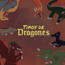 Tipos de dragones Ein Projekt aus dem Bereich Animation, Design von Figuren und Grafikdesign von Estefania E Flores Barraza - 23.04.2021