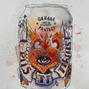 Garage Project Beer Can Watercolour. Ilustração tradicional projeto de Cat Barrett - 28.03.2021