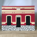 Proyecto: una fachada en Aiguá, Uruguay. . Un proyecto de Ilustración, Fotografía y Papercraft de Anita Daverede - 28.04.2021