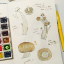 Mi Proyecto del curso: Cuaderno botánico en acuarela. Un projet de Aquarelle, Illustration botanique , et Carnet de croquis de Niabellum - 30.04.2021