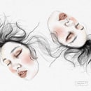 Hypocrazy . Traditional illustration, Watercolor Painting, Portrait Illustration, Portrait Drawing, Realistic Drawing, and Digital Drawing project by Virginia Torres - 05.01.2021