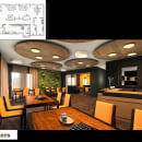 Mi Proyecto del curso: Pizzeria. Design de interiores projeto de Steph Santos - 04.05.2021