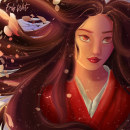 Mulan Fanart. Traditional illustration, Drawing, Digital Illustration, Digital Drawing, and Digital Painting project by Emily White - 05.07.2021