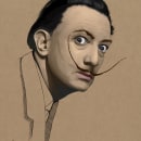 Universo Dalí.. Un proyecto de Ilustración digital e Ilustración de retrato de ANDRES RUIZ JAEN - 09.05.2021