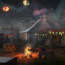 Campamento circense /Circus Camp by Raquel Santos Ysmer. 3D, e VFX projeto de Raquel Santos Ysmer - 10.05.2021