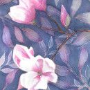 Mi Proyecto del curso: Magnolias en negativo. Traditional illustration, Watercolor Painting, and Botanical Illustration project by Cecilia Rodríguez Barreiro - 05.14.2021