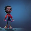Spray Girl. Ilustração tradicional, Design de personagens, Modelagem 3D, e Concept Art projeto de Segun Samson - 18.05.2021
