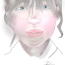 Meu projeto do curso: Retrato de personagens femininas com Procreate. Traditional illustration, Digital Illustration, Portrait Illustration, and Digital Drawing project by Rahel - 05.17.2021