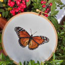 Monarch Butterfly. Ilustração tradicional, Bordado e Ilustração têxtil projeto de mars.f451 - 01.05.2021