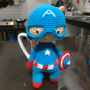 Captain America. Crochê projeto de Astuti Baning - 20.05.2021
