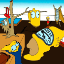 Fine art Simpson. Un projet de Illustration traditionnelle, Illustration vectorielle, Créativité , et Humour graphique de Franco Bazán - 08.02.2021