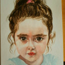 Malú . Watercolor Painting project by tpazlla - 05.31.2021