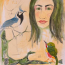 My project in Artistic Watercolor Techniques for Illustrating Birds course. Un progetto di Illustrazione tradizionale, Pittura ad acquerello, Disegno realistico e Illustrazione naturalistica di Carmen Navar - 01.06.2021
