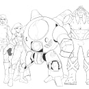 Comic Character Designs . Un proyecto de Ilustración, Diseño de personajes y Cómic de Ibon Arribas - 12.06.2020