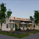 Cafetería Oniros. Un proyecto de Arquitectura de Carolina Bolaños Bau - 08.06.2021