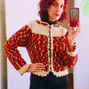 Mi Proyecto del curso:  Top-down: prendas a crochet de una sola pieza. Un progetto di Moda, Fashion design, Fiber Art, DIY e Uncinetto di Lelia Fabiana Perez - 11.06.2021