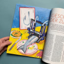 Editorial Illustration // Future of Food. Un proyecto de Ilustración tradicional, Creatividad, Ilustración digital, Ilustración de retrato e Ilustración editorial de Carina Lindmeier - 14.06.2021