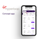 Virgin Hyperloop - concept app. UX / UI, and Product Design project by Alvaro Santamaría Muñoz - 06.17.2021