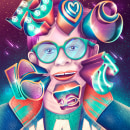 Elton John - Rocket Man - #CreateWithPride. Een project van Traditionele illustratie, Digitale belettering y  3D-belettering van Jimbo Bernaus - 24.06.2021