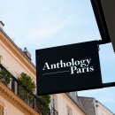Anthology Paris. Br, ing, Identit, Graphic Design, T, pograph, Web Design, and Communication project by Studio Plastac - 10.31.2018