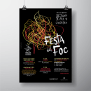 Cartell Festa del Foc Cardedeu 2021. Graphic Design project by Raquel Vergara Pizarro - 06.20.2021