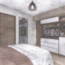 Dormitorio. Architecture, Interior Architecture & Interior Design project by Barbara Lopez Lovera - 07.14.2021