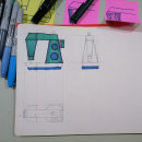 Mi Proyecto del curso: Introducción al sketching para diseño de producto - Máquina de coser. Design, Sketching, and Sketchbook project by Fernando Aguilar - 07.17.2021