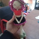 Mi Proyecto del curso: Amigurumi: diseño de ropa, pelo y complementos. Un proyecto de Artesanía, Diseño de juguetes, Tejido y Crochet de Virginia García Diaz - 21.07.2021