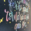 Mi Proyecto del curso: Lettering con acuarelas metálicas. Lettering, Watercolor Painting, H, and Lettering project by Ester Farré Huguet - 07.22.2021