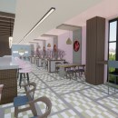 MOCHI RESTAURANT - By Gabriela Amell. Installations, Interior Architecture, Interior Design, Interior Decoration, and Retail Design project by Gabriela Amell - 07.26.2021