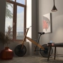 Kika bike renders. 3D, Furniture Design, Making, Industrial Design, Product Design, and 3D Design project by Eddie Mauro - 06.13.2021