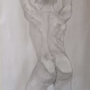 Meu projeto do curso: Desenho do corpo humano em movimento. Un projet de Beaux Arts, Esquisse , Dessin au cra, on, Dessin , et Dessin réaliste de ilan.lira - 01.08.2021