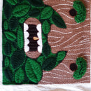 Mi Proyecto del curso: Bordado XL con aguja mágica. Bordado, Ilustração têxtil, e Decoração de interiores projeto de Noelia Vanesa Teseyra - 03.08.2021