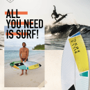 Billabong Surfboards. Un progetto di Design, Pubblicità, Design editoriale, Graphic design e Product design di Martín Korinfeld Ruiz - 15.03.2015
