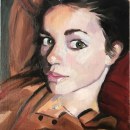 My project in Expressive Oil Portraiture: Explore the Alla Prima Technique course. Fine Arts, Painting, Portrait Illustration, and Oil Painting project by cecile_yadro - 08.06.2021