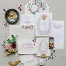 Wedding calligraphy & wedding day stationery. Calligraph project by Mathilda Lundin - 08.10.2021