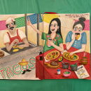 More Tacos Please. Un progetto di Illustrazione tradizionale, Bozzetti, Creatività, Disegno, Pittura ad acquerello, Sketchbook e Pittura gouache di Melissa Jamin Beyer - 06.08.2021