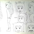 Creación de personajes manga: Ficha de personaje. Un projet de Illustration traditionnelle, Conception de personnages, B, e dessinée , et Manga de Diego Maidana - 07.08.2021