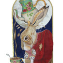 Inspired by Alice in Wonderland - March hare. Ilustração tradicional projeto de Helen Alexander - 25.08.2020
