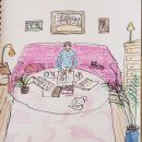 Mi Proyecto del curso: Sketchbook para explorar tu estilo de dibujo. Sketching, Creativit, Drawing, Watercolor Painting, Sketchbook, and Gouache Painting project by Rocio Blanco - 08.22.2021
