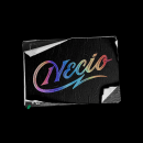 NECIO. Design gráfico, Lettering, e Lettering digital projeto de Rafa Miguel // HUESO - 23.08.2021