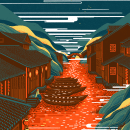  The Study of Chinese Ancient Towns. Illustration project by Yukai Du - 01.01.2020