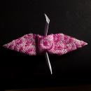 Origami bordado. Arts, and Crafts project by Megumi Nagayoshi Sakuda - 05.16.2020