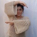 Blusa REDE. Costume Design, and Crochet project by Beatriz M. de Oliveira - 09.06.2021