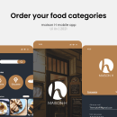 My Project - Mobile application for a Restaurant (Maison H). Un progetto di Design, Design interattivo, Web design, Design per smartphone e Progettazione di applicazioni di Boris ZIFACK - 07.06.2021