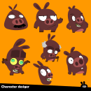 Character Designer do jogo Angry Birds . Un proyecto de Diseño, Ilustración tradicional, Dirección de arte, Diseño de personajes y Diseño de juegos de Pedro Henrique - 08.09.2021